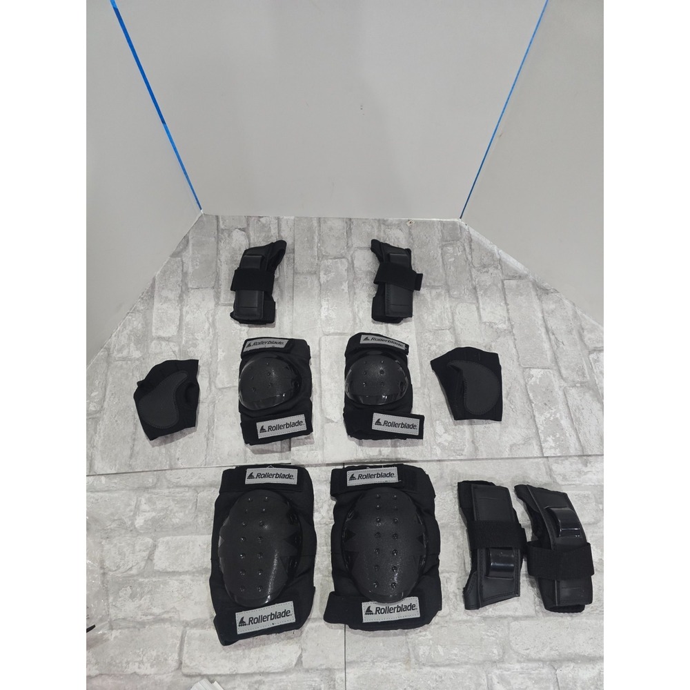 Lot of‎ 10 Rollerblades Safety Pads Elbow Wrist Knee Hands Hook Loop Size S